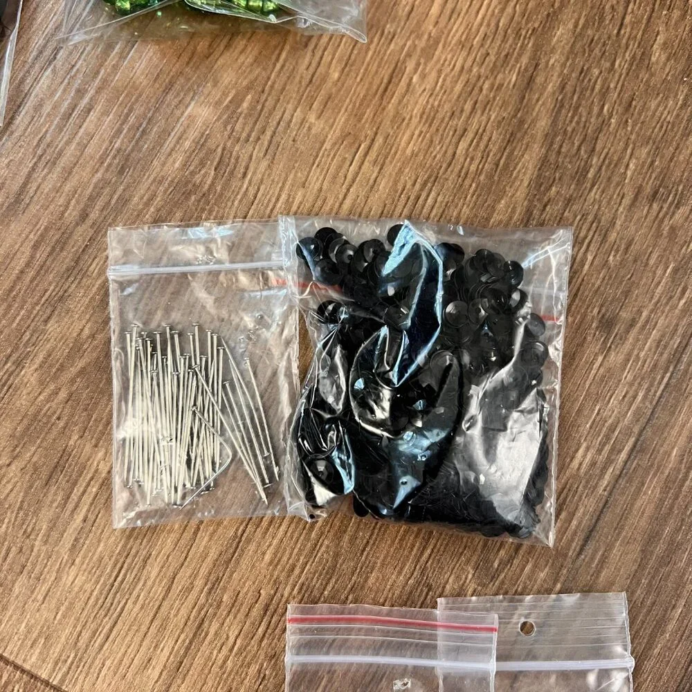 Bead Jewelry Making Craft Lot- Stone, Glass, Metal, Plastic, Turquoise Necklace